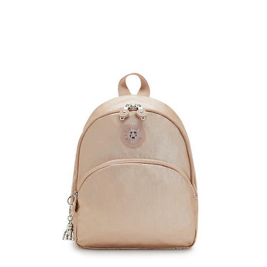 Sacs À Dos Kipling Paola Small Metallic Doré | FR 1615XY